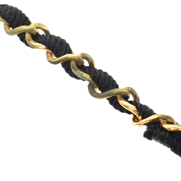 Chanel Mini Matelasse Chain Shoulder Black Gold Hardware Satin Shoulder Bag - Picture 4 of 10